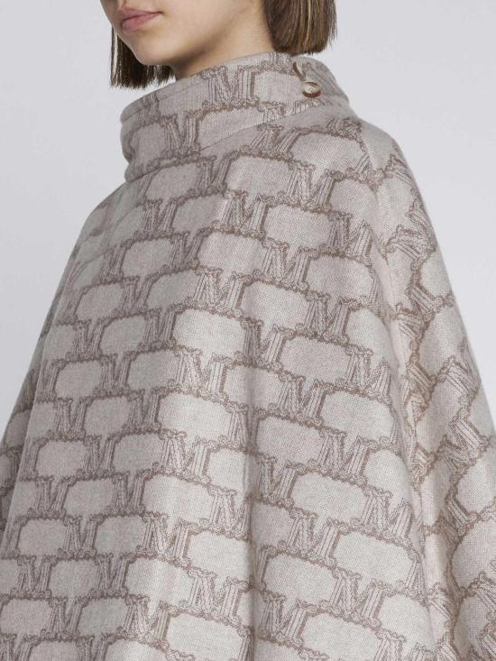  막스마라 코트 막스 마라 도리나 캐시미어 앤 울 케이프 베이지 - MAX MARA