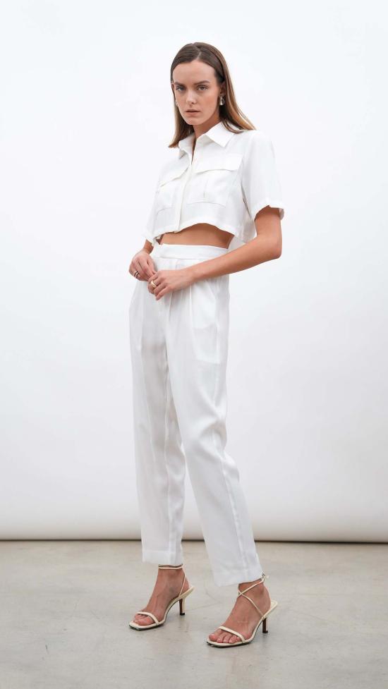  파렌테지 민소매 티셔츠 발레리아 카고 크롭탑 - PARENTEZI