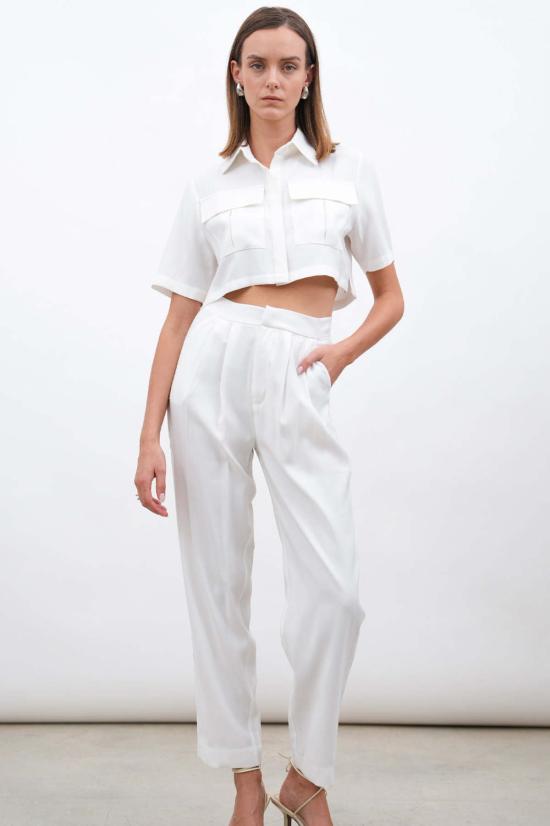  파렌테지 민소매 티셔츠 발레리아 카고 크롭탑 - PARENTEZI