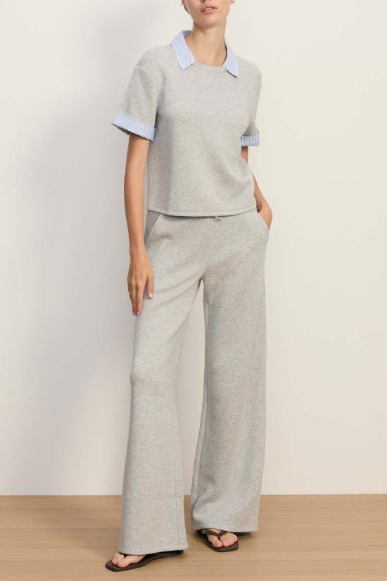  베로니카비어드 스트레이트 팬츠 베로니카 비어드 어니 팬츠 라이트 헤더 그레이 - VERONICA BEARD