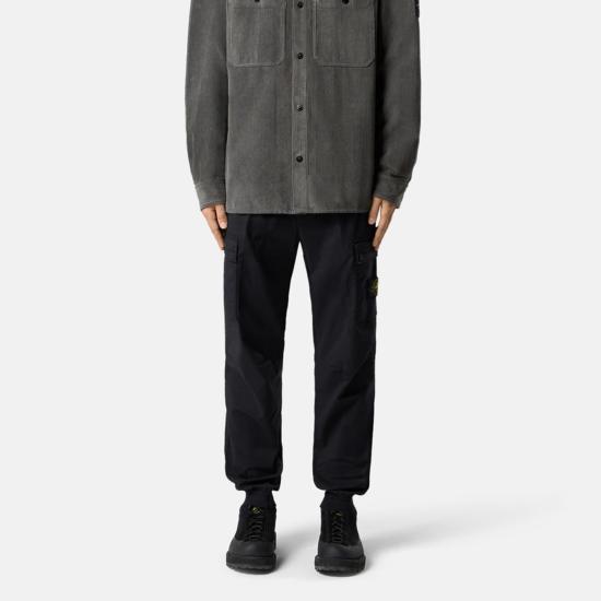  스톤 아일랜드 스트레이트 팬츠 K2S15 3100031 S0010 V0029 BLACK DOM - STONE ISLAND