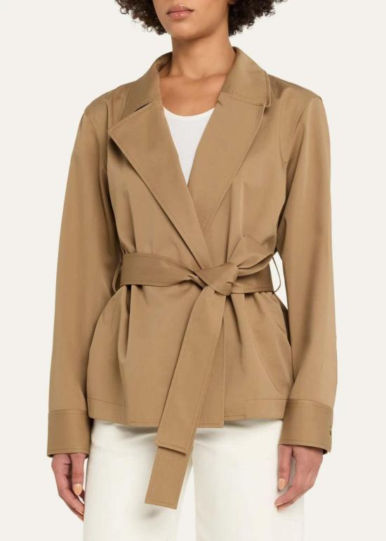  티더블유피 트렌치 코트 Twp Wrap Me Up 치노 트윌  브리티시 카키 - TWP