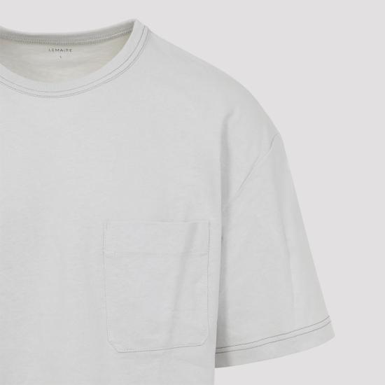 26SS 르메르 반팔 티셔츠 TS0010LJ1010007 PEARL DOM - LEMAIRE