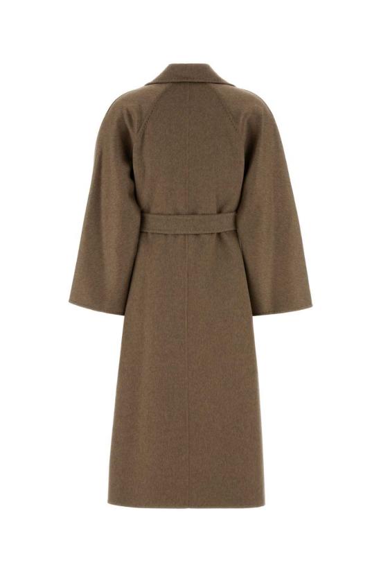  막스마라 코트 Max Mara 도브 그레이 캐시미어 루드밀라  노치올라 - MAX MARA