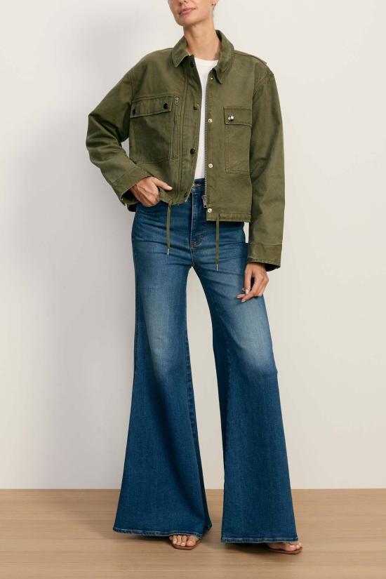  베로니카비어드 봄버 자켓 베로니카 비어드 스티븐 봄버 재킷 아미 - VERONICA BEARD