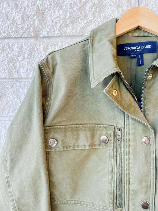  베로니카비어드 봄버 자켓 베로니카 비어드 스티븐 봄버 재킷 아미 - VERONICA BEARD