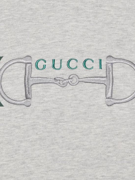 26SS 구찌 긴팔 티셔츠 848737XJHOK1056 Grey - GUCCI