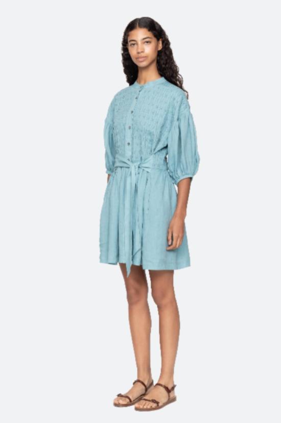  씨뉴욕 숏 원피스 씨 나이 바이올렛 벨티드 미니 드레스 - SEA NY