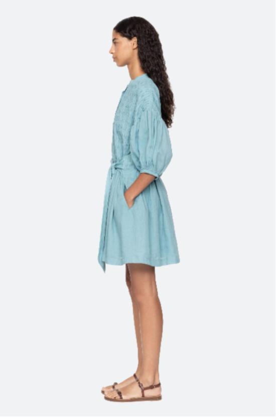  씨뉴욕 숏 원피스 씨 나이 바이올렛 벨티드 미니 드레스 - SEA NY