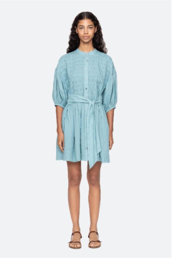  씨뉴욕 숏 원피스 씨 나이 바이올렛 벨티드 미니 드레스 - SEA NY