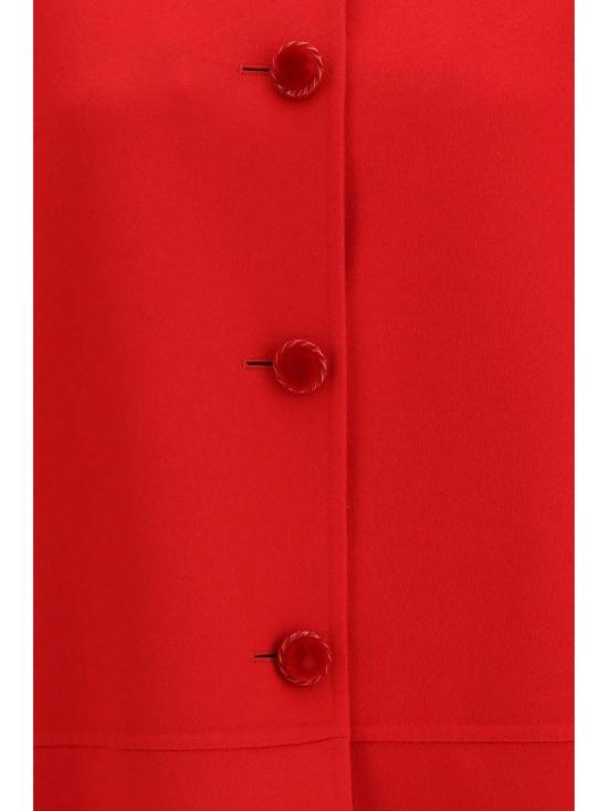  발렌티노 가라바니 코트 발렌티노 싱글 브레스트 컴팩트 드레이프 - VALENTINO GARAVANI