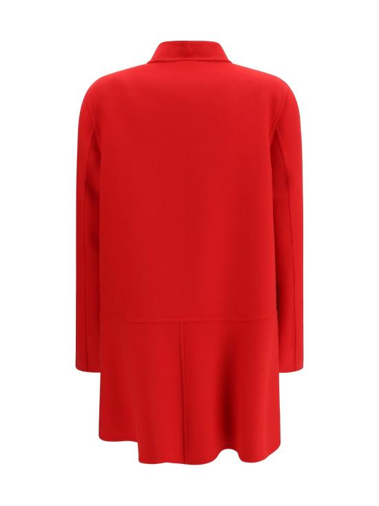  발렌티노 가라바니 코트 발렌티노 싱글 브레스트 컴팩트 드레이프 - VALENTINO GARAVANI