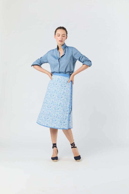  앤 매쉬번 데님 셔츠 멜 셔츠