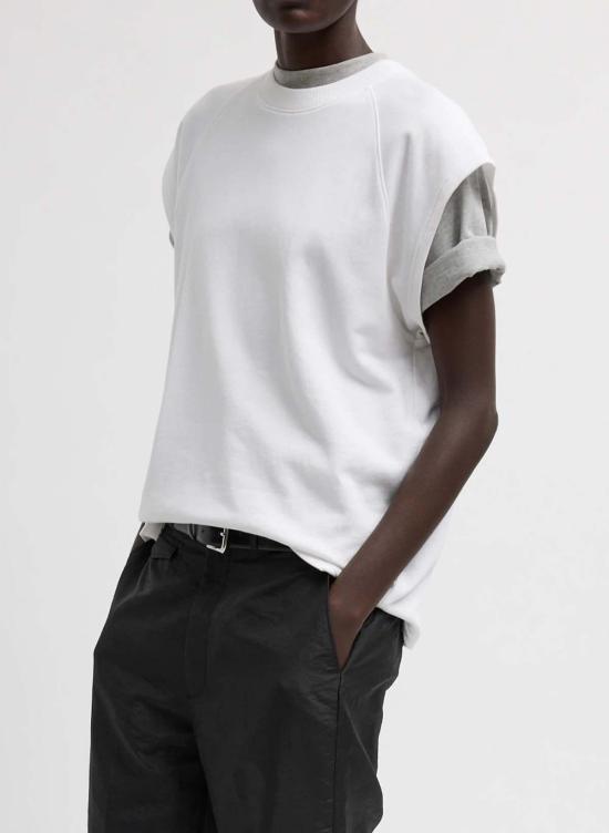  티비 긴팔 티셔츠 T000WS7851 WHITE - TIBI