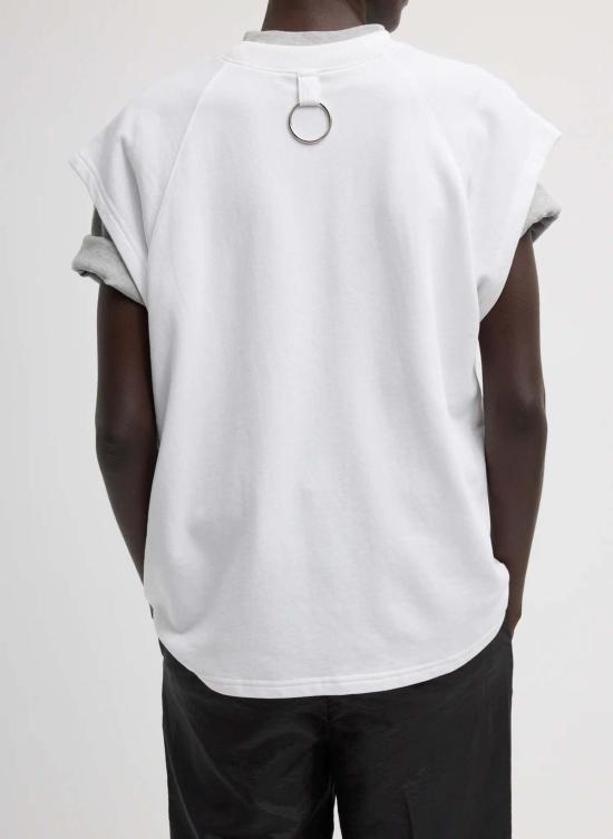  티비 긴팔 티셔츠 T000WS7851 WHITE - TIBI