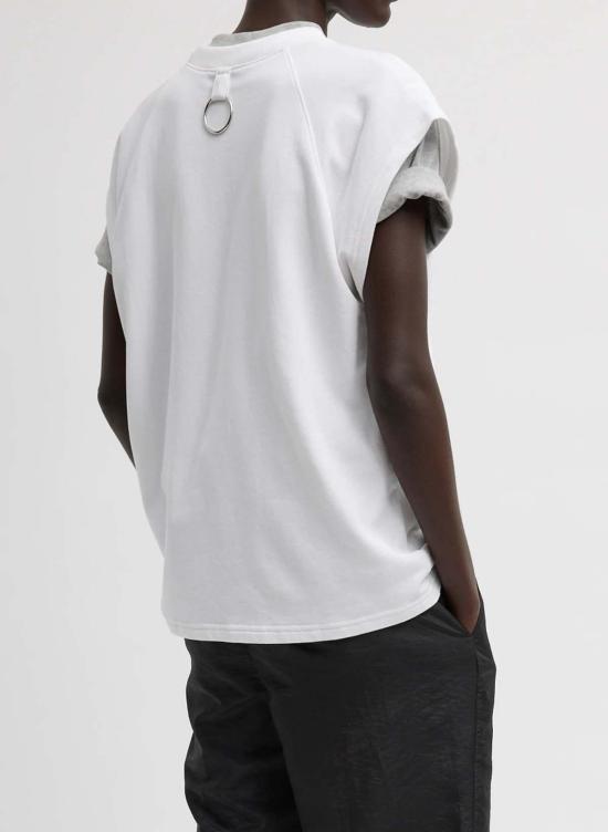  티비 긴팔 티셔츠 T000WS7851 WHITE - TIBI