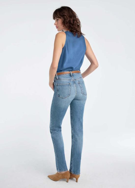  페이보릿 도우터 민소매 티셔츠 가장 사랑하는 딸 깨끗한 탱크 리버 블루 - FAVORITE DAUGHTER