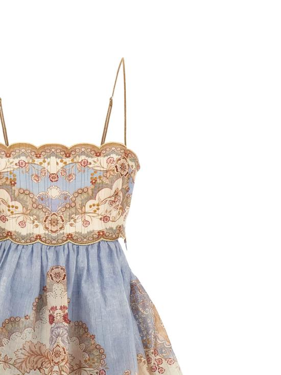  짐머만 원피스 데이라이트 드레스 라이트 블루 - ZIMMERMANN