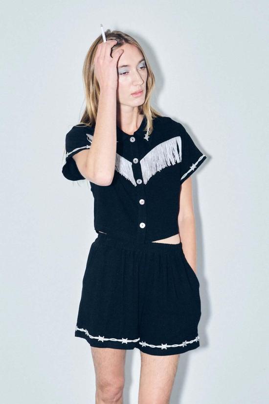  패션 브랜드 컴퍼니 숏팬츠 패션 브랜드 회사 Pammy 소프트 린넨 반바지 - FASHION BRAND COMPANY