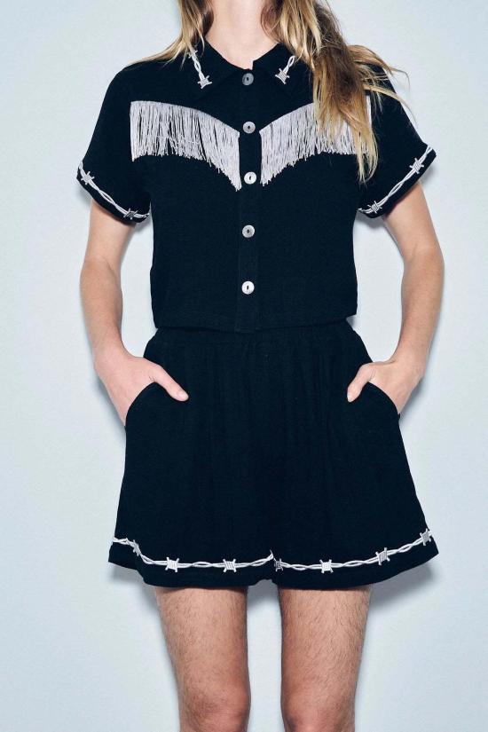  Fashion Brand Company 숏팬츠 패션 브랜드 회사 Pammy 소프트 린넨 반바지 - OTHER BRANDS