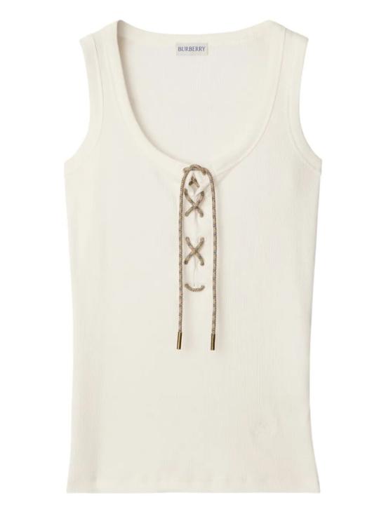 26SS 버버리 민소매 티셔츠 8117713 B7078 CHALK