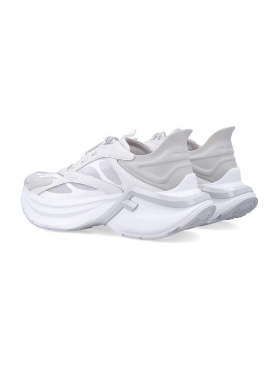 26SS 펜디 F-라이트 가죽 메쉬 러닝 슈즈 8E8887 AYFP F1V80 WHITE DOM - FENDI