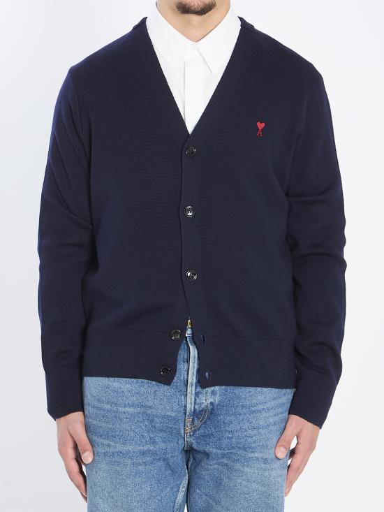 26SS 아미 스웨터 HKC361 BLUE