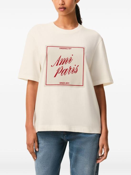 26SS 아미 반팔 티셔츠 UTS385726 136 White - AMI