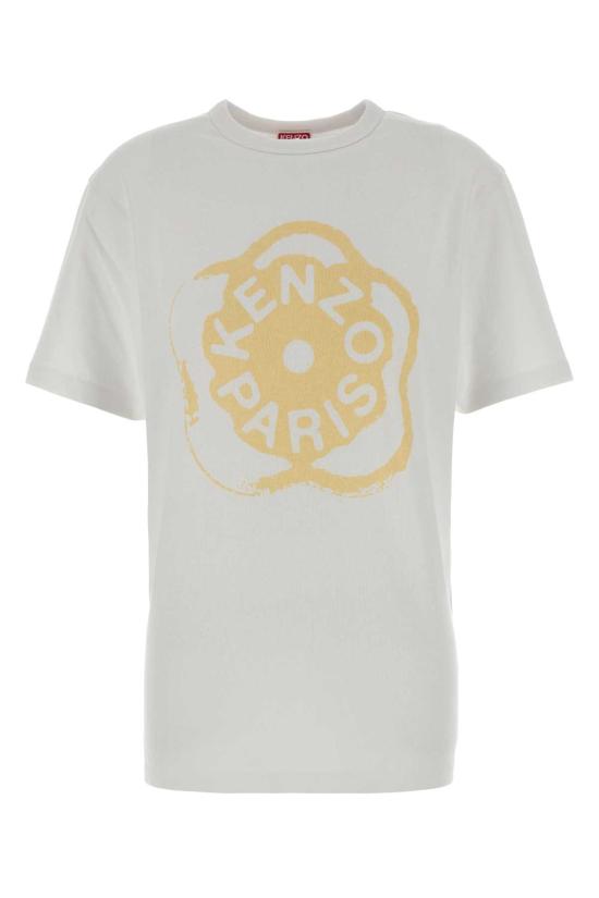 26SS 겐조 반팔 티셔츠 FG52TS3034SK 01 White