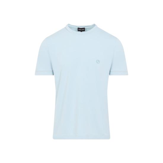 26SS 조르지오 아르마니 폴로 티셔츠 3GST52 SJP4Z U9192 AQUAMARINE BLUE