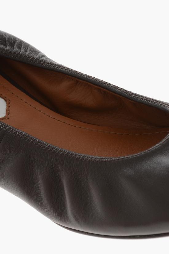  랑방 플랫 슈즈 FWBAMB02 NAPAP24 64 Brown - LANVIN