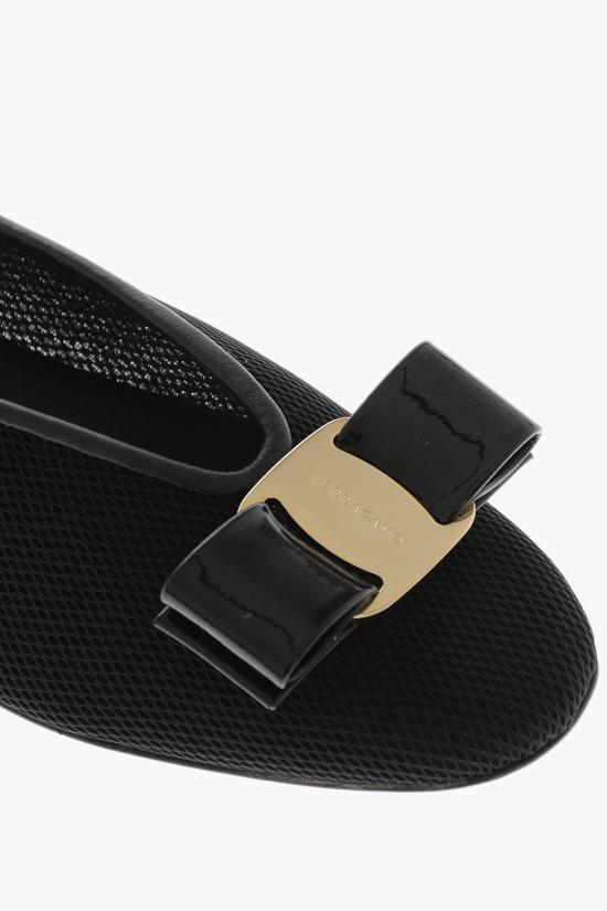  살바토레 페라가모 플랫 슈즈 VANNAMESHNERO Black - SALVATORE FERRAGAMO