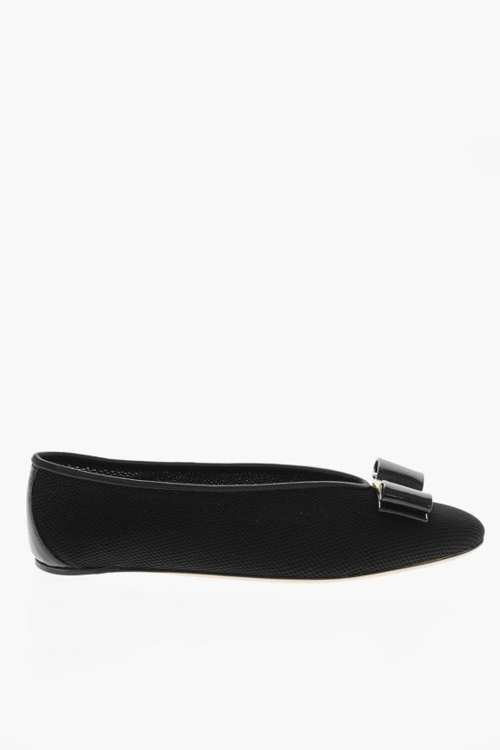  살바토레 페라가모 플랫 슈즈 VANNAMESHNERO Black - SALVATORE FERRAGAMO