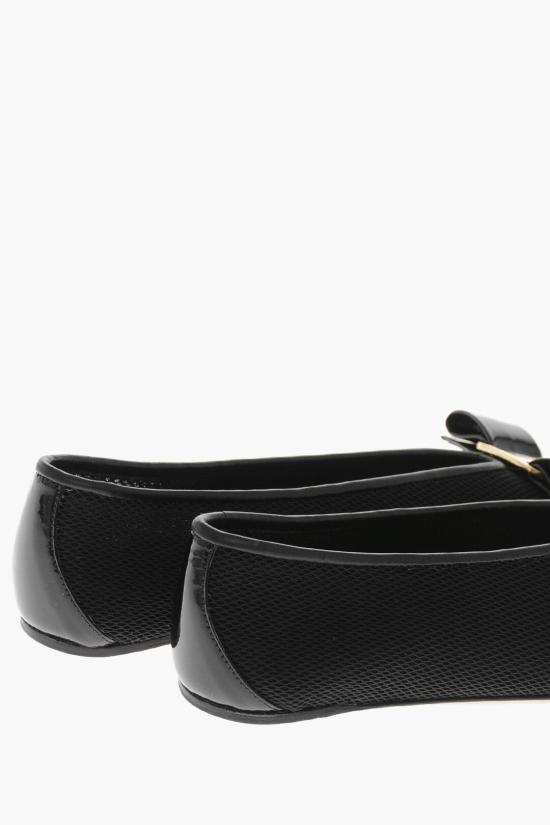  살바토레 페라가모 플랫 슈즈 VANNAMESHNERO Black - SALVATORE FERRAGAMO