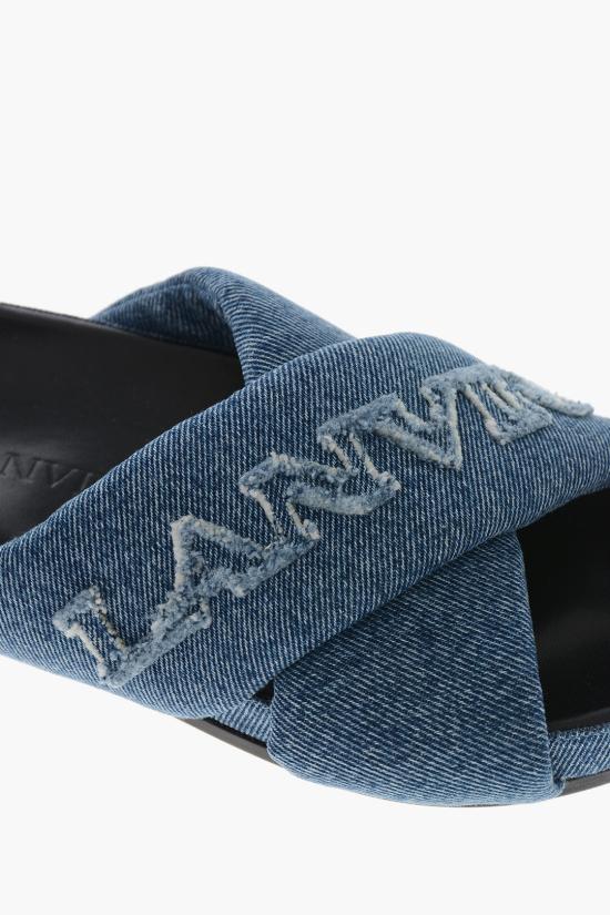  랑방 샌들 FWSAMS0P FRDEE24 254 Blue - LANVIN