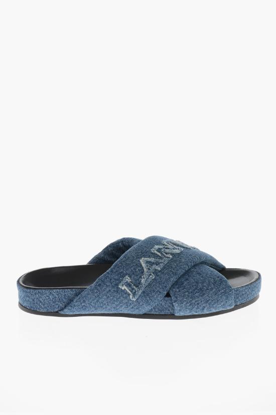  랑방 샌들 FWSAMS0P FRDEE24 254 Blue - LANVIN