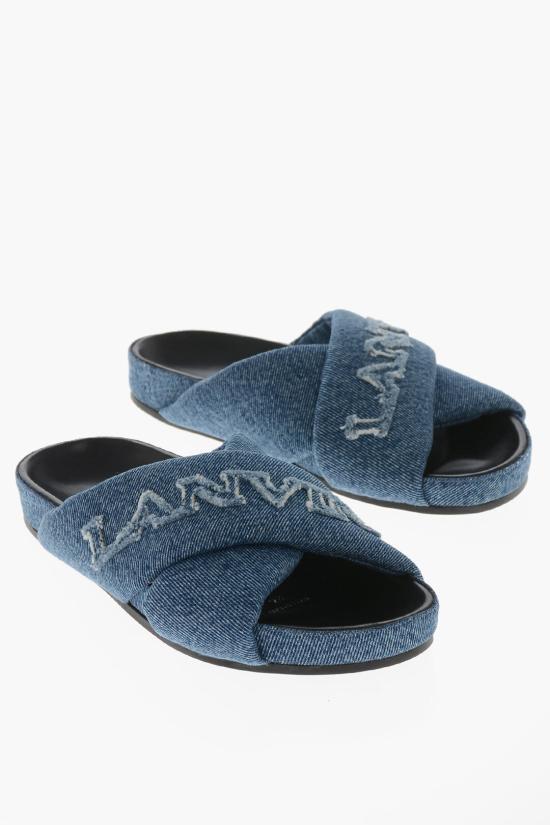  랑방 샌들 FWSAMS0P FRDEE24 254 Blue