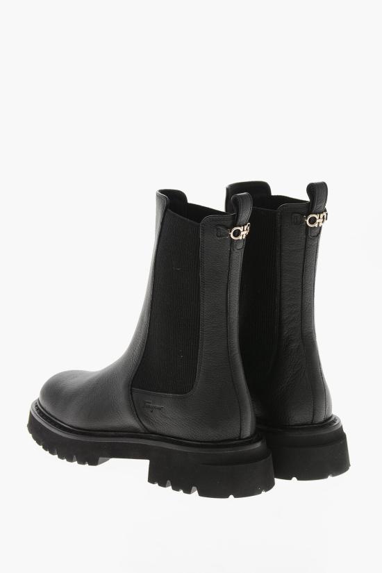  살바토레 페라가모 부츠 01E516 ODERICO 757878 BLACK Black - SALVATORE FERRAGAMO