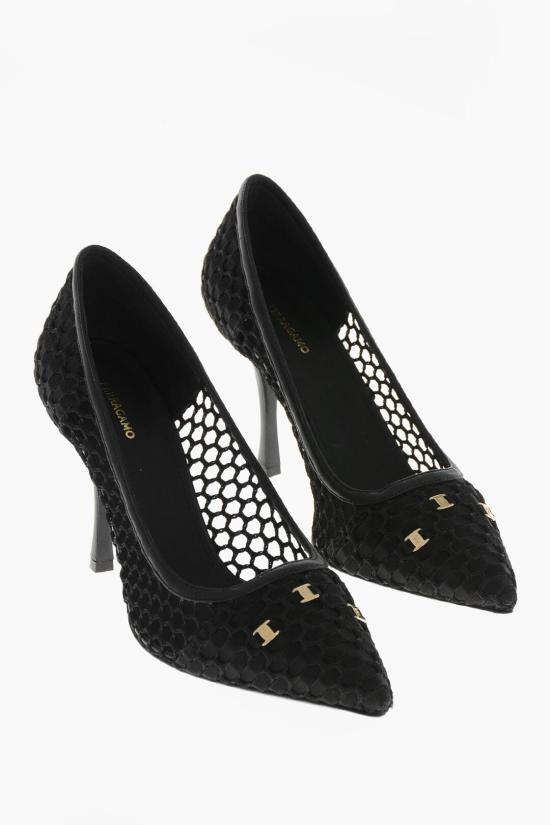  살바토레 페라가모 힐/펌프스 01I153 KRISTEN 95NT 774808 RETE NERO GROS PR NERO Black