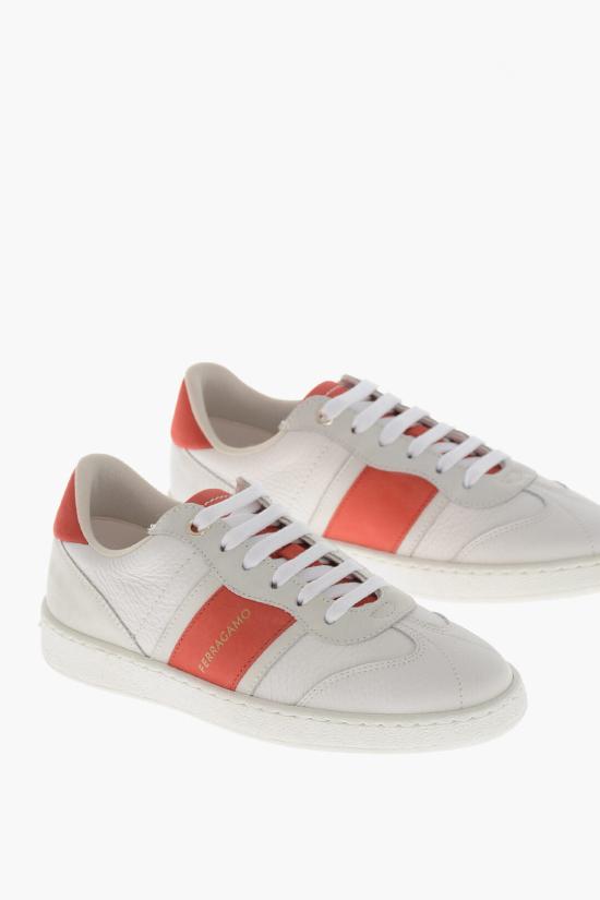  살바토레 페라가모 스니커즈 030418 ACHILLE 1 762274 BIANCO OTTICO White