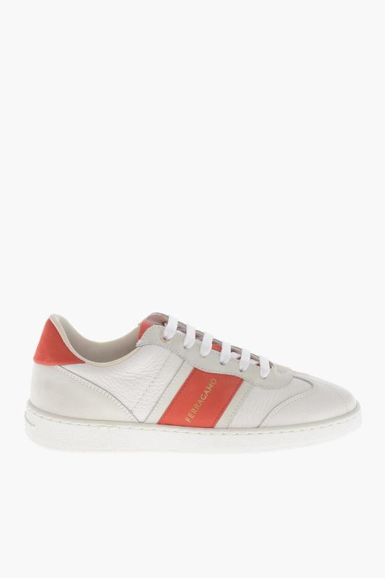  살바토레 페라가모 스니커즈 030418 ACHILLE 1 762274 BIANCO OTTICO White - SALVATORE FERRAGAMO