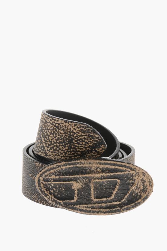  디젤 가죽 벨트 X09257 P1070 H0099 Marrone Nero