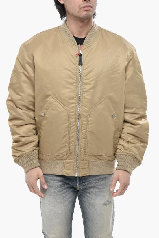  디젤 봄버 자켓 A14408 0HCAS 7BD Arancio Verde