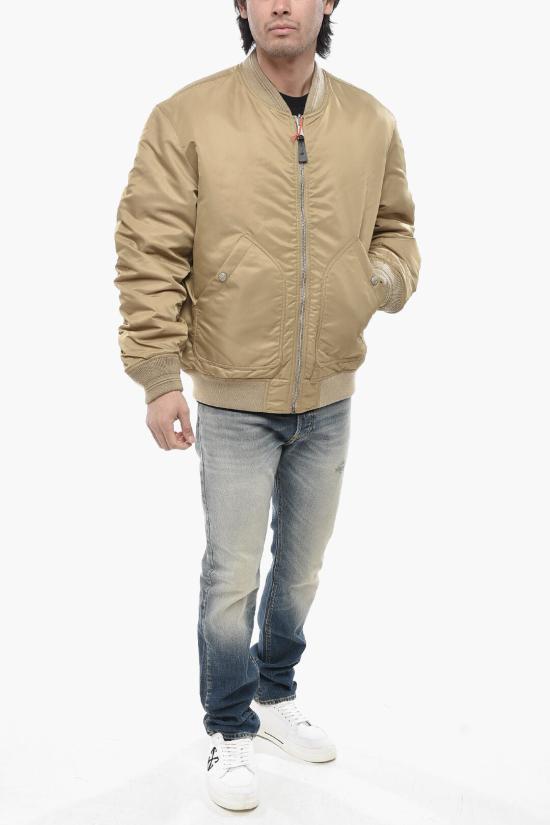  디젤 봄버 자켓 A14408 0HCAS 7BD Arancio Verde - DIESEL