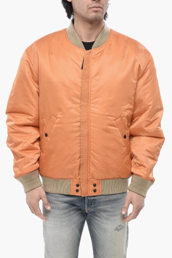  디젤 봄버 자켓 A14408 0HCAS 7BD Arancio Verde - DIESEL