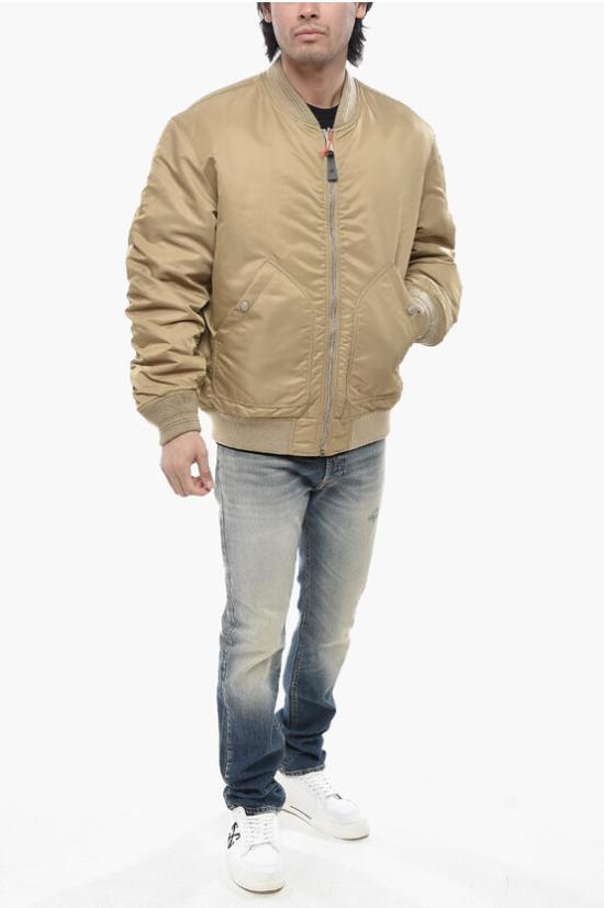  디젤 자켓 A14408 0HCAS 7BD Arancio Verde - DIESEL