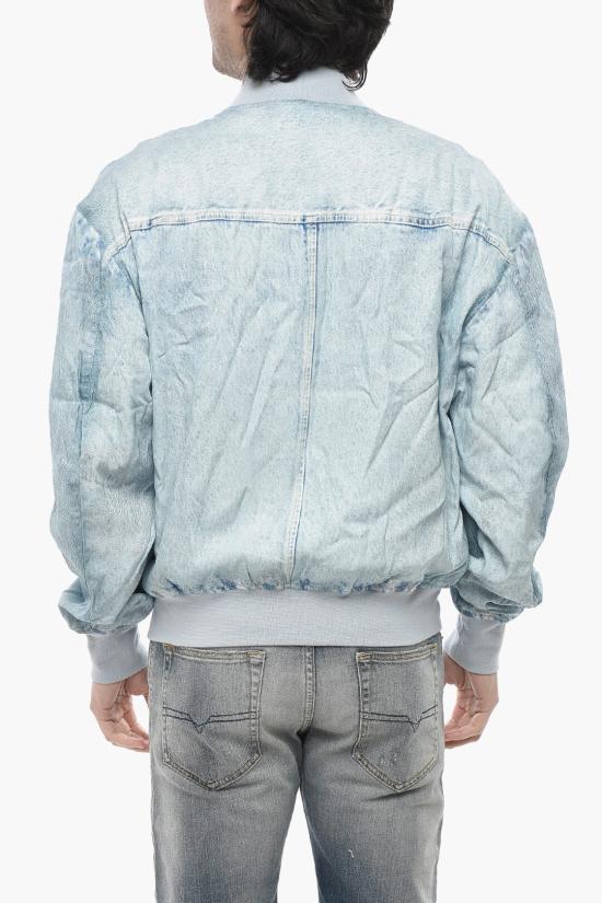  디젤 봄버 자켓 A08819 0DMAH 01 Light blue - DIESEL