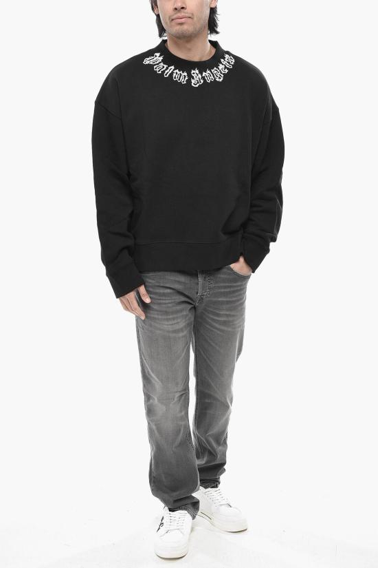  팜앤젤스 긴팔 티셔츠 PMBA026S25FLE0021003 Black - PALM ANGELS