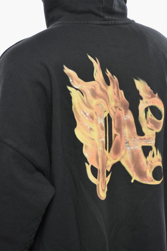  팜앤젤스 후드 티셔츠 PMBB117R24FLE0031076 Black - PALM ANGELS