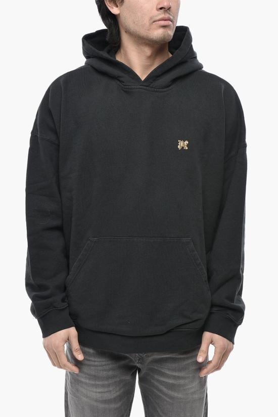  팜앤젤스 후드 티셔츠 PMBB117R24FLE0031076 Black